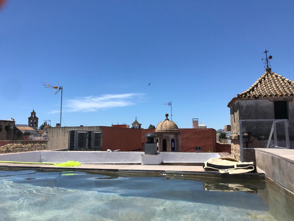 Casa Palacio En Jerez De La Frontera Con Piscina Privada Exterior photo