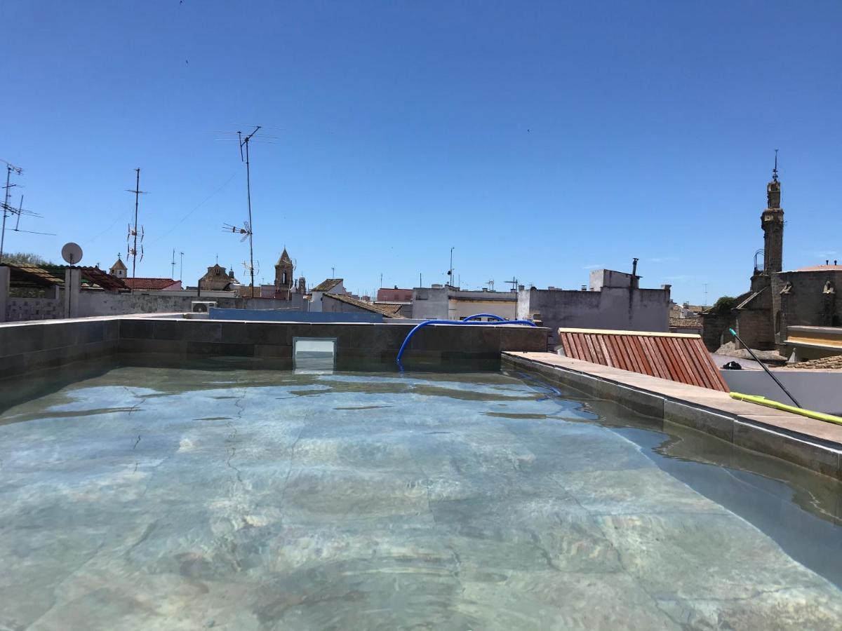 Casa Palacio En Jerez De La Frontera Con Piscina Privada Exterior photo