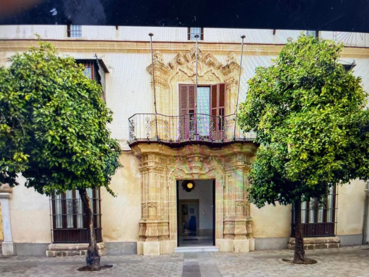 Casa Palacio En Jerez De La Frontera Con Piscina Privada Exterior photo